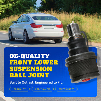 MOOG K8607T MOOG Front Outer Steering Tie Rod End - Front Suspension Joint for Trucks - Heavy Duty Ball Joint - Fit Tested Ball - OE Specification Match - Truck Suspension Component