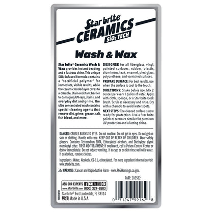 STAR BRITE 203532 STAR BRITE Ceramic Wash & Wax - SiO2-Infused, Watermelon Scent