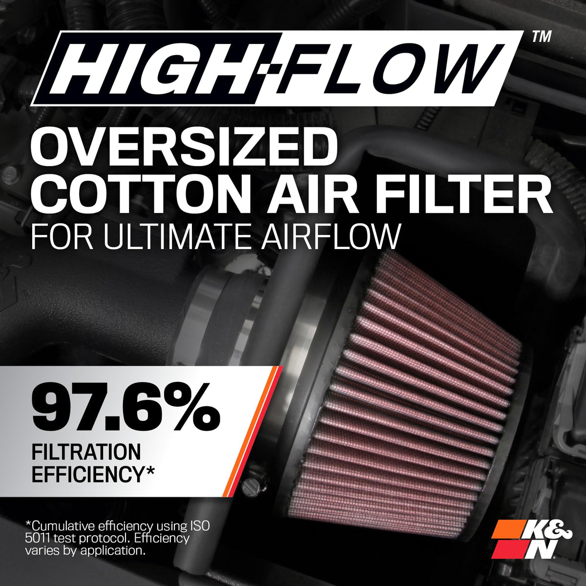 K&N FILTER 63-3516 K&N Cold Air Intake System: High-Flow Air Filter, Increase Performance & Acceleration: Compatible with 2016-2021 HONDA: Civic, 63-3516