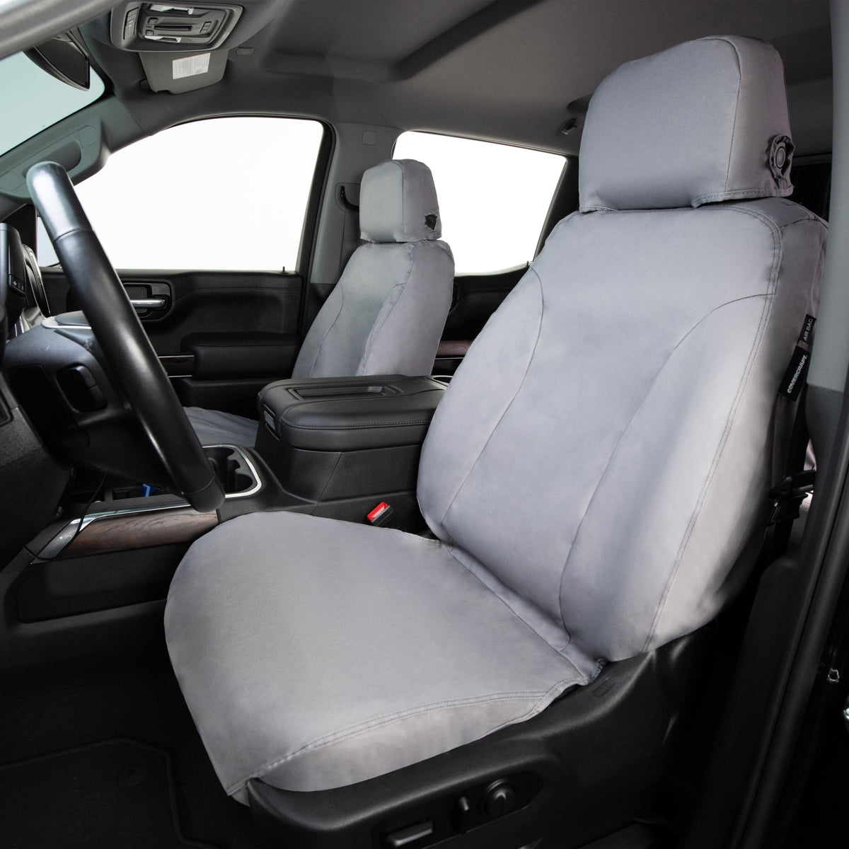 Covercraft SS2615PCGY Covercraft Polycotton SeatSaver Custom Seat Covers