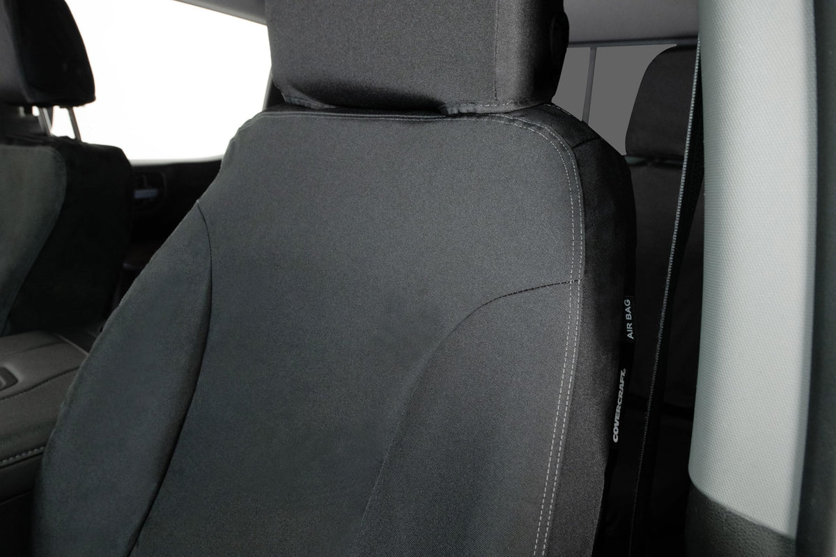 Covercraft SS3486WFBK Custom Front Row Polyester SeatSavers by Covercraft