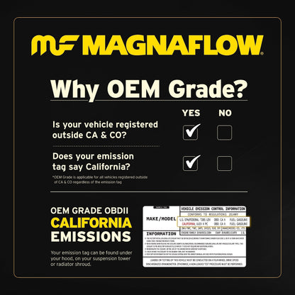 MagnaFlow Exhaust Products 51205 MagnaFlow Universal Catalytic Converter 51205 (Federal/EPA Compliant)