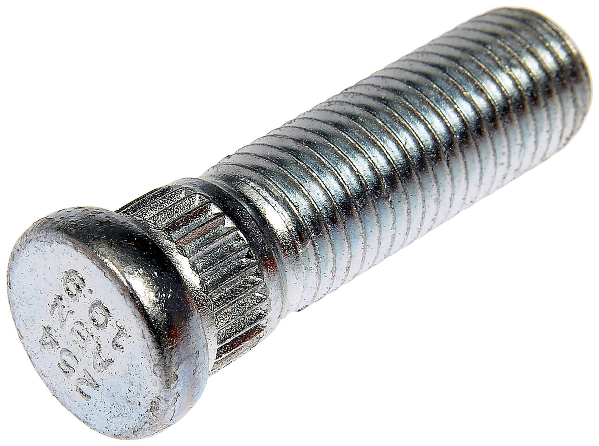 DORMAN 610-254 Dorman 610-254 M12-1.50 Serrated Wheel Stud - 12.73 mm Knurl, 41.5 mm Length Compatible with Select Models, 10 Pack (Made in USA)