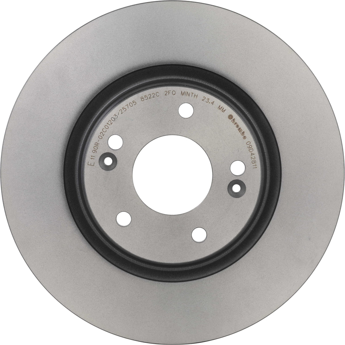 BREMBO 09D42811C02 Brembo 09.D428.11 UV Coated vented Brake Rotor HYUNDAI/HYUNDAI (BEIJING)/KIA/KIA (DYK) OE# 51712C1000