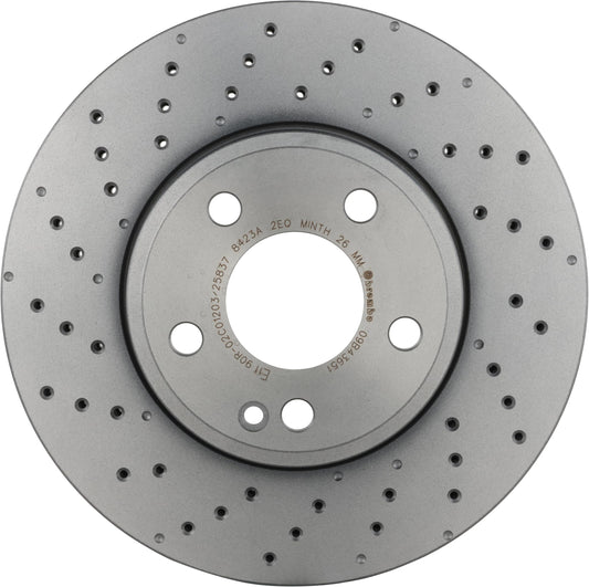 BREMBO 09B43651C02 Brembo 09.B436.51 UV Coated vented drilled Front Brake Rotor MERCEDES-BENZ/MERCEDES-BENZ (BBDC) OE# A2464212512