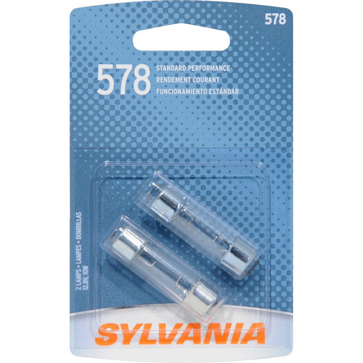 SYLVANIA 578.BP2 SYLVANIA 578 Basic Miniature Bulb, (Contains 2 Bulbs)