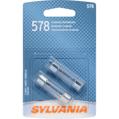 SYLVANIA 578.BP2 SYLVANIA 578 Basic Miniature Bulb, (Contains 2 Bulbs)