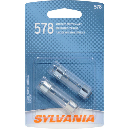 SYLVANIA 578.BP2 SYLVANIA 578 Basic Miniature Bulb, (Contains 2 Bulbs)