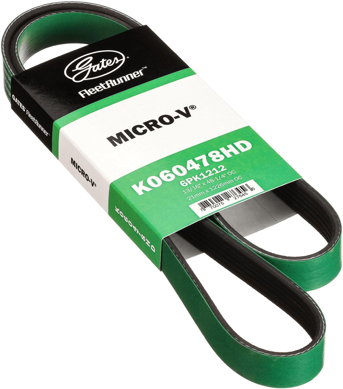 Gates K060478HD V-RIBBED BELT (HEAVY DUTY