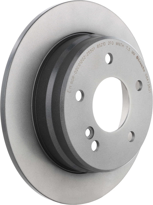 BREMBO 08473821C02 Brembo 08.4738.21 UV Coated solid Rear Brake Rotor MERCEDES-BENZ OE# A2024230012