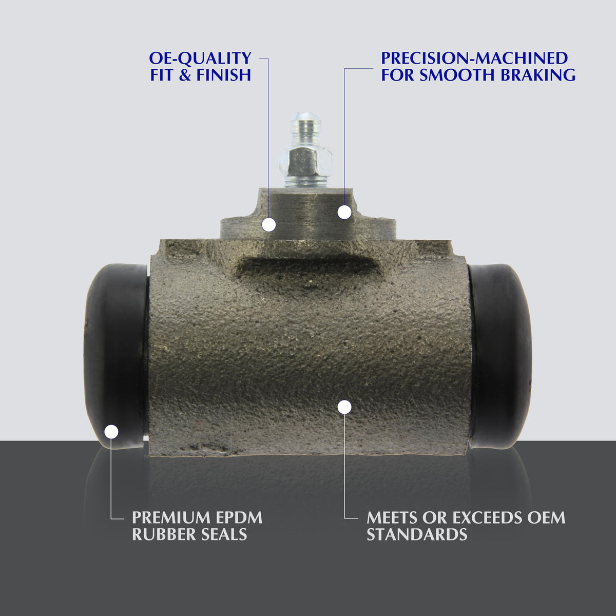 CENTRIC PARTS 134.68011 Centric Premium 134.68011 Automotive Replacement Front Left/Front Right Drum Brake Wheel Cylinder Fits Select Dodge M375, Ford F1/F-100/F-250, GMC 100, International 1100A/1100C