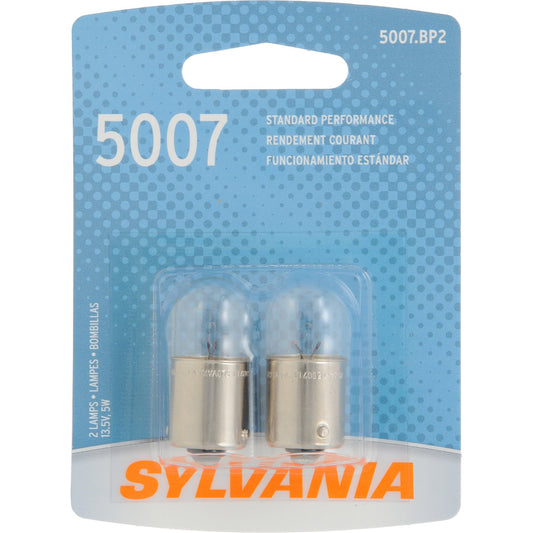 SYLVANIA 5007.BP2 SYLVANIA 5007 Basic Miniature Bulb, (Contains 2 Bulbs)