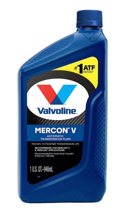 VALVOLINE 822345 Valvoline Mercon V (ATF) Conventional Automatic Transmission Fluid 1 QT, Case of 6