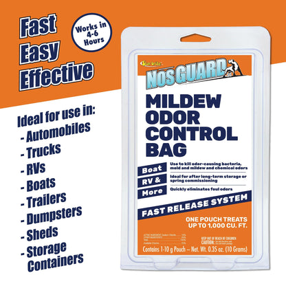 STAR BRITE 089970 STAR BRITE Nos Guard SG Mold/Mildew Odor Control, Slow Release