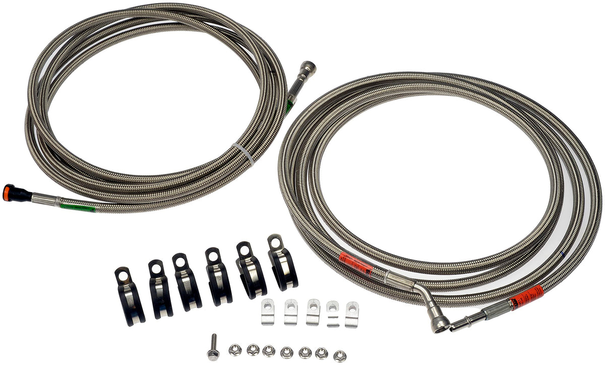 Dorman 819-811 Front Flexible Stainless Steel Braided Fuel Line