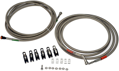 Dorman 819-811 Front Flexible Stainless Steel Braided Fuel Line