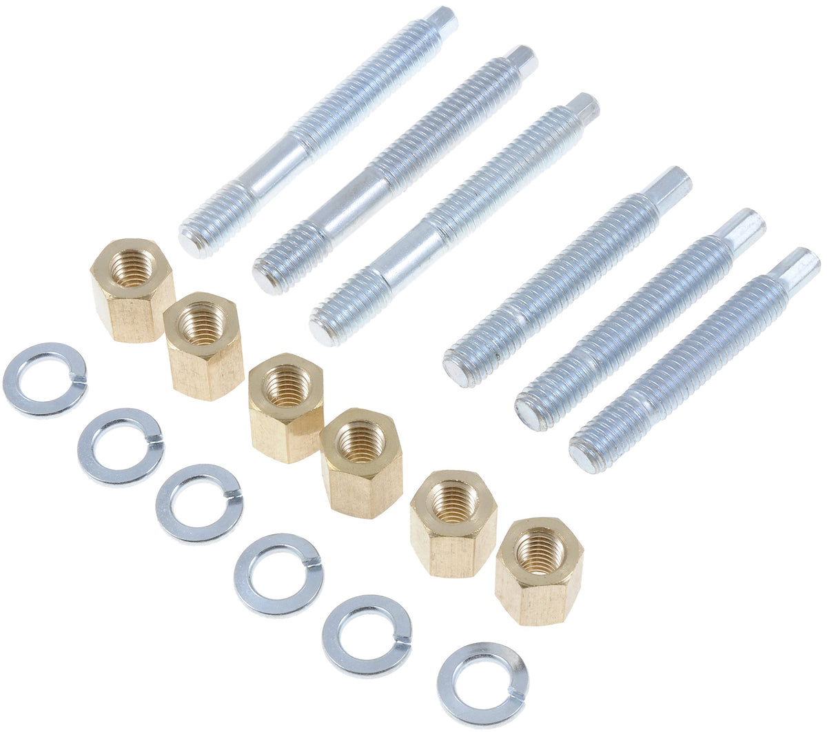 DORMAN 03147 Dorman 03147 Front Exhaust Stud Kit 3/8-16 x 2-1/2 In. and 3/8-16 x 3-1/4 In. Compatible with Select Models