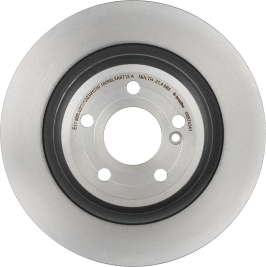 BREMBO 09B74341C02 Brembo 09.B743.41 UV Coated vented Rear Brake Rotor MERCEDES-BENZ OE# A0004231412