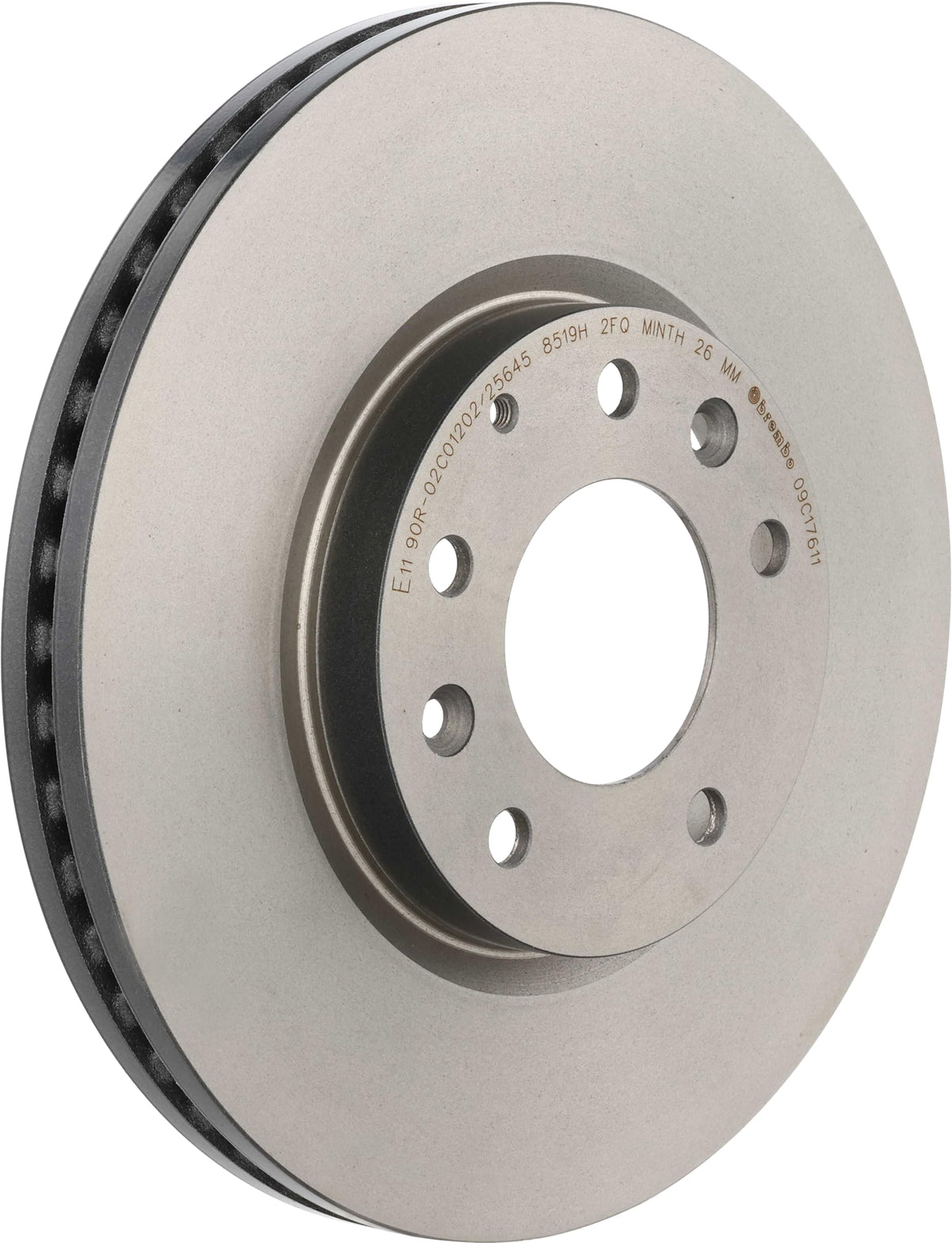 BREMBO 09C17611C02 Brembo 09.C176.11 UV Coated vented Front Brake Rotor MAZDA/MAZDA (FAW) OE# L2063325X