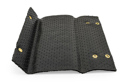 CAMCO 42962 Camco Premium Wrap Around RV Step Rug - Fits 18-inch Wide Steps - Adjustable Depth of 8-inches to 10.5-inches - Compatible with Manual or Electric RV Steps - Black (42962)