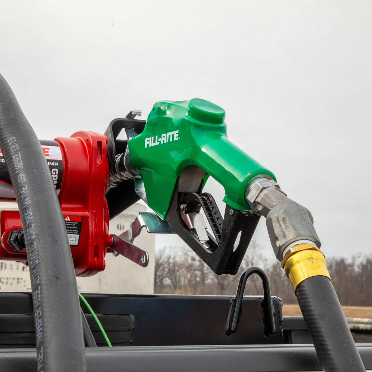 FILL RITE SDN100GAN Fill-Rite SDN100GAN 1” 5 to 25 GPM Automatic Standard Duty Fuel Transfer Nozzle, Green - For Gasoline, Diesel, Biodiesel up to B20, E15 & Kerosene