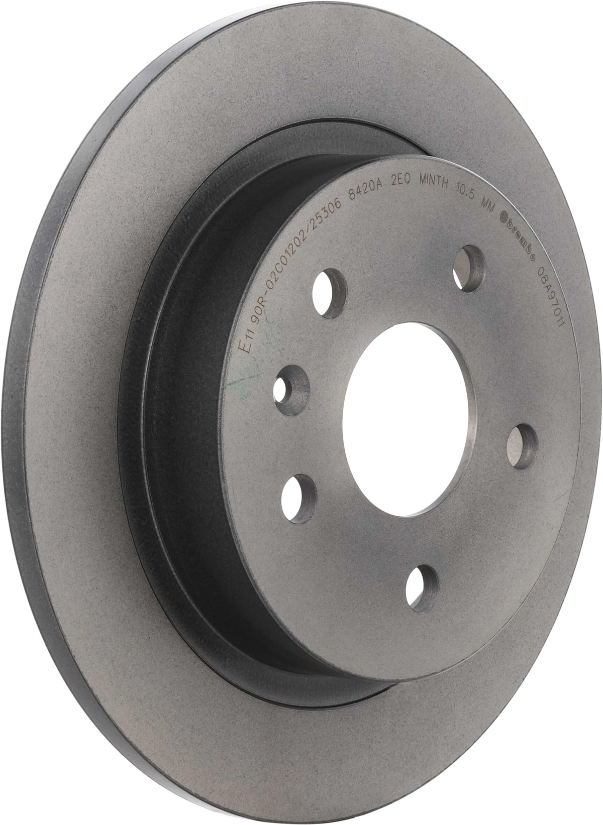 BREMBO 08A97011C02 Brembo 08.A970.11 UV Coated solid Rear Brake Rotor BUICK (SGM)/CHEVROLET/CHEVROLET (SGM)/OPEL/SAAB/VAUXHALL OE# 569127