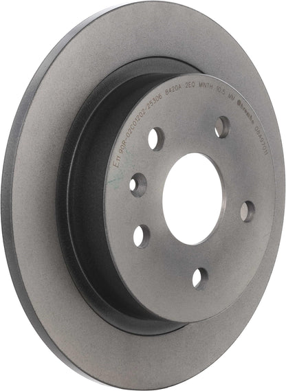 BREMBO 08A97011C02 Brembo 08.A970.11 UV Coated solid Rear Brake Rotor BUICK (SGM)/CHEVROLET/CHEVROLET (SGM)/OPEL/SAAB/VAUXHALL OE# 569127