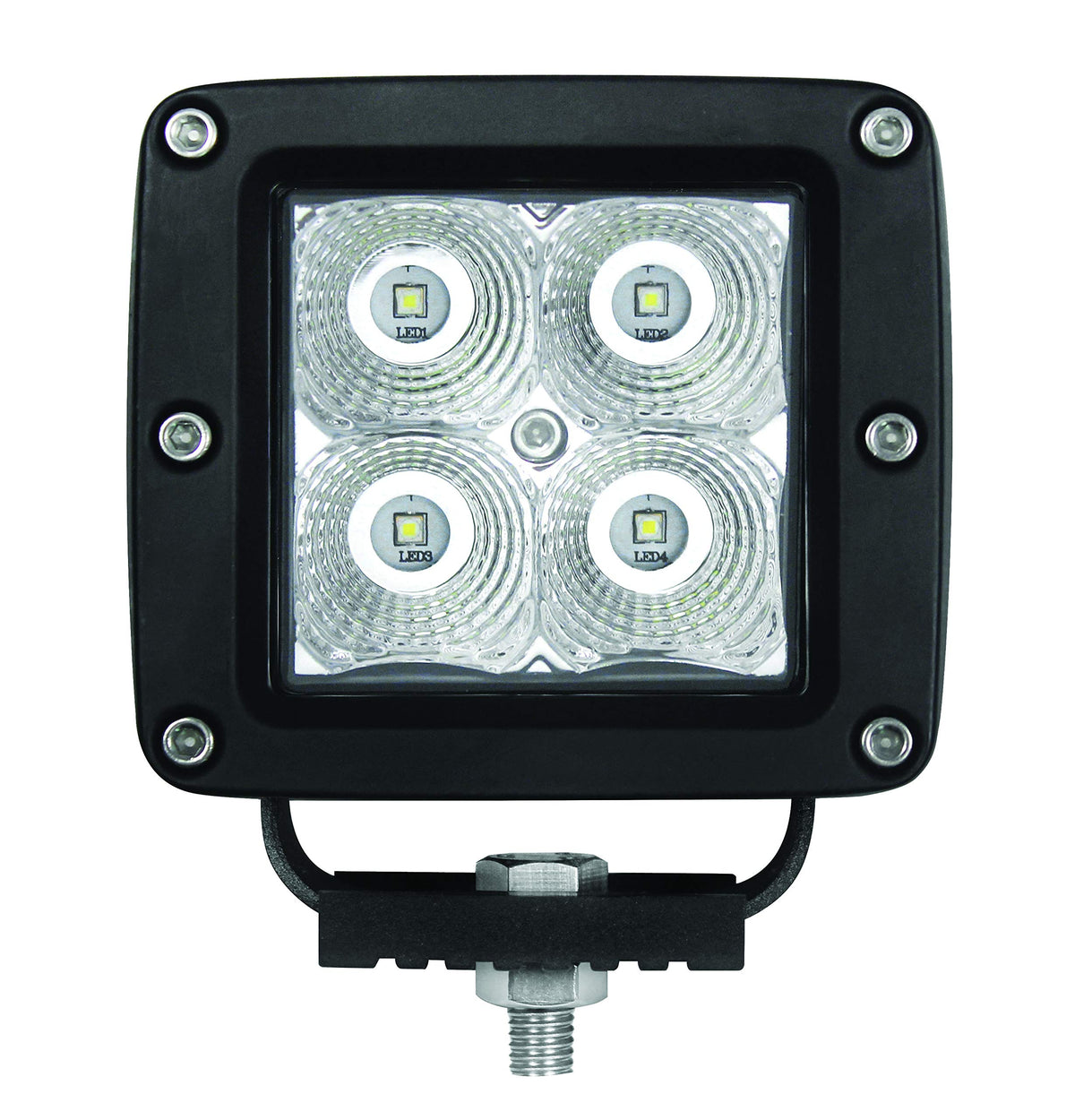 Hella 357204031 ValueFit Cube Flood Beam (Off Road, 4LED), Multi