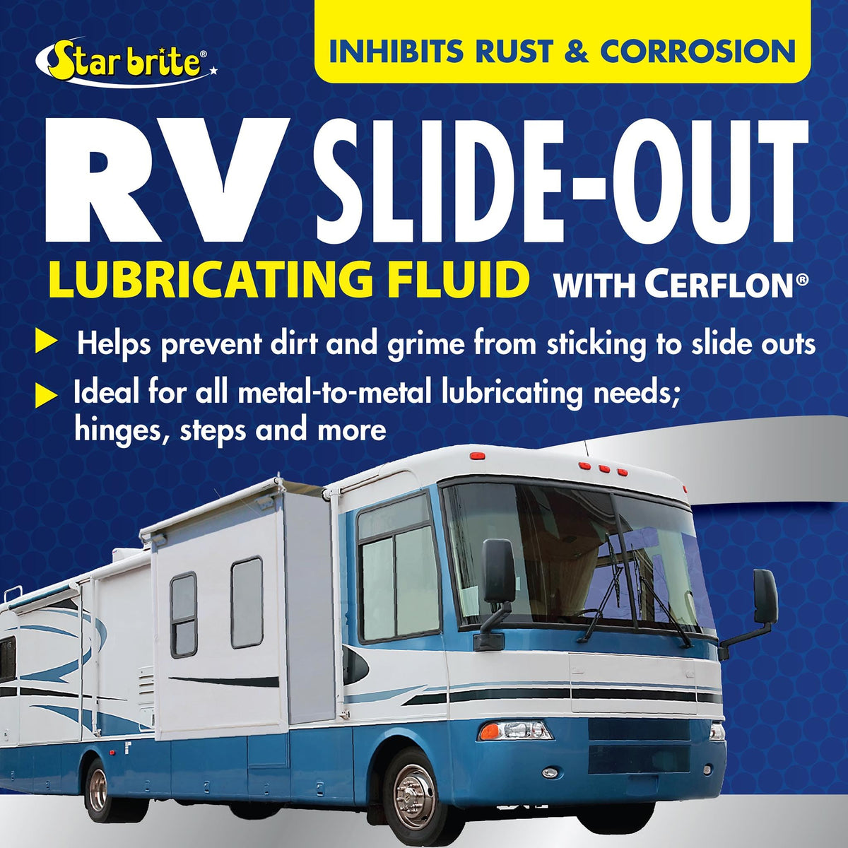 STAR BRITE 078212 STAR BRITE RV Slide-Out Lubricating Fluid with Cerflon - Ultra-Slick, Deep-Penetrating, Corrosion Preventive Spray for RV Slide Outs (078212)