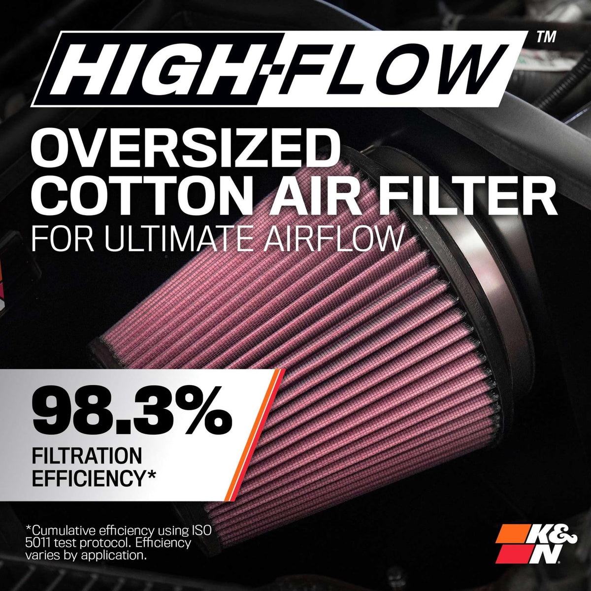 K&N FILTER 57-1561 K&N Cold Air Intake System: High-Flow Air Filter, Increase Performance & Towing: Compatible with 2009-2023 RAM/DODGE 1500 Classic, 1500, 2500, 3500, 57-1561