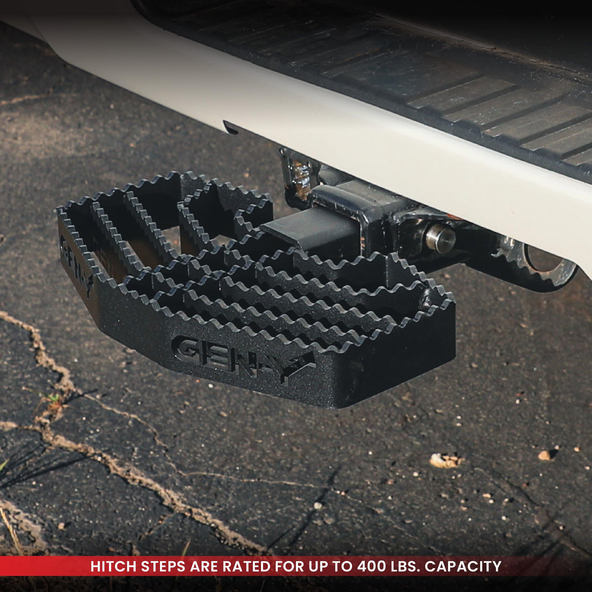 GEN-Y HITCH GH-13052X GEN-Y Hitch Serrated Hitch Step, Black, Fits 2-Inch Receiver