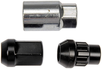 Dorman 713-375A BLACK ACORN WHEEL NUT LOCK SET