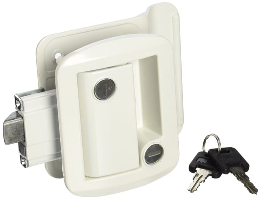 AP PRODUCTS 013-571 AP Products 013-571 White Global Travel Trailer Entrance Lock Set