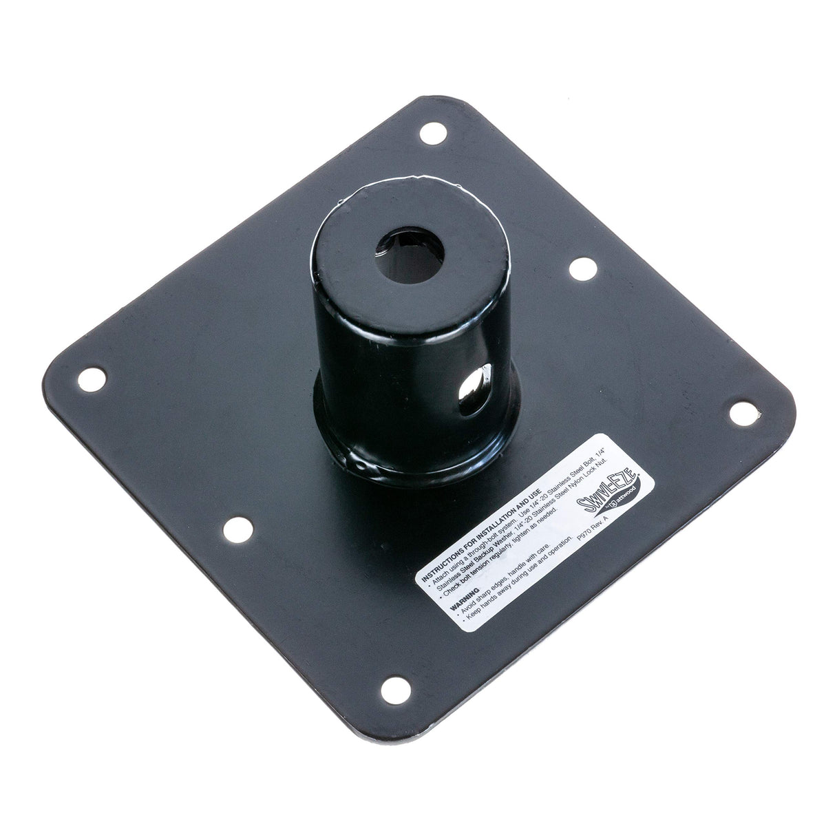 attwood 69773 Attwood Swivl-Eze Snap-Lock Seat Base Plate 1.77" Series Stainless Steel 7x7