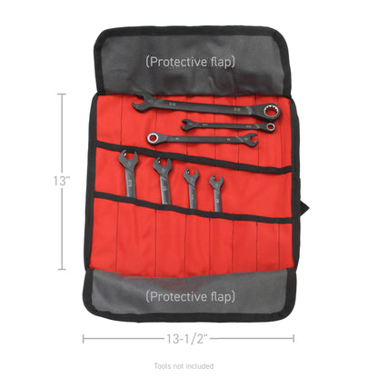 GO RHINO XG1050-01 Go Rhino! Wrench Roll - Small – Open: 14 1/4" x 26 1/4" & Closed: 4" x 4" – XG1050-01
