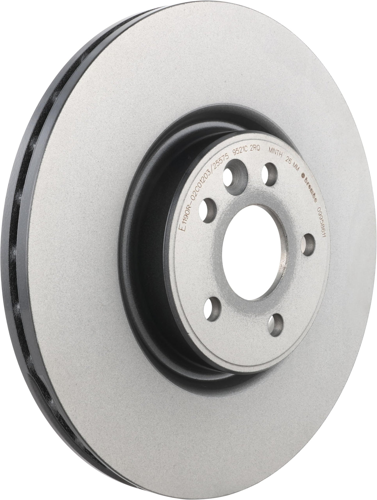 BREMBO 08A73411C02 Brembo 08.A734.11 UV Coated solid Rear Brake Rotor MERCEDES-BENZ OE# A2214231112
