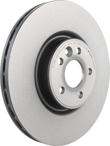 BREMBO 08A73411C02 Brembo 08.A734.11 UV Coated solid Rear Brake Rotor MERCEDES-BENZ OE# A2214231112