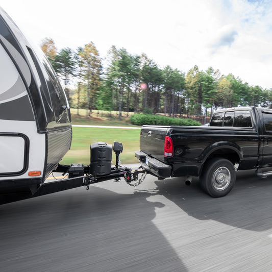 CAMCO 48733 Camco Eaz-Lift ReCurve R6 1000lb Camper/RV Weight Distribution Hitch -Features Premium Adaptive Sway Control & 2-5/16" Hitch Ball w/15,000lb Max Rating - 1200lb Max Tongue Weight Rating (48733)