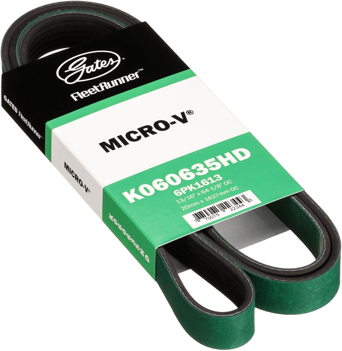 Gates K060635HD FleetRunner Micro-V Serpentine Drive Belt