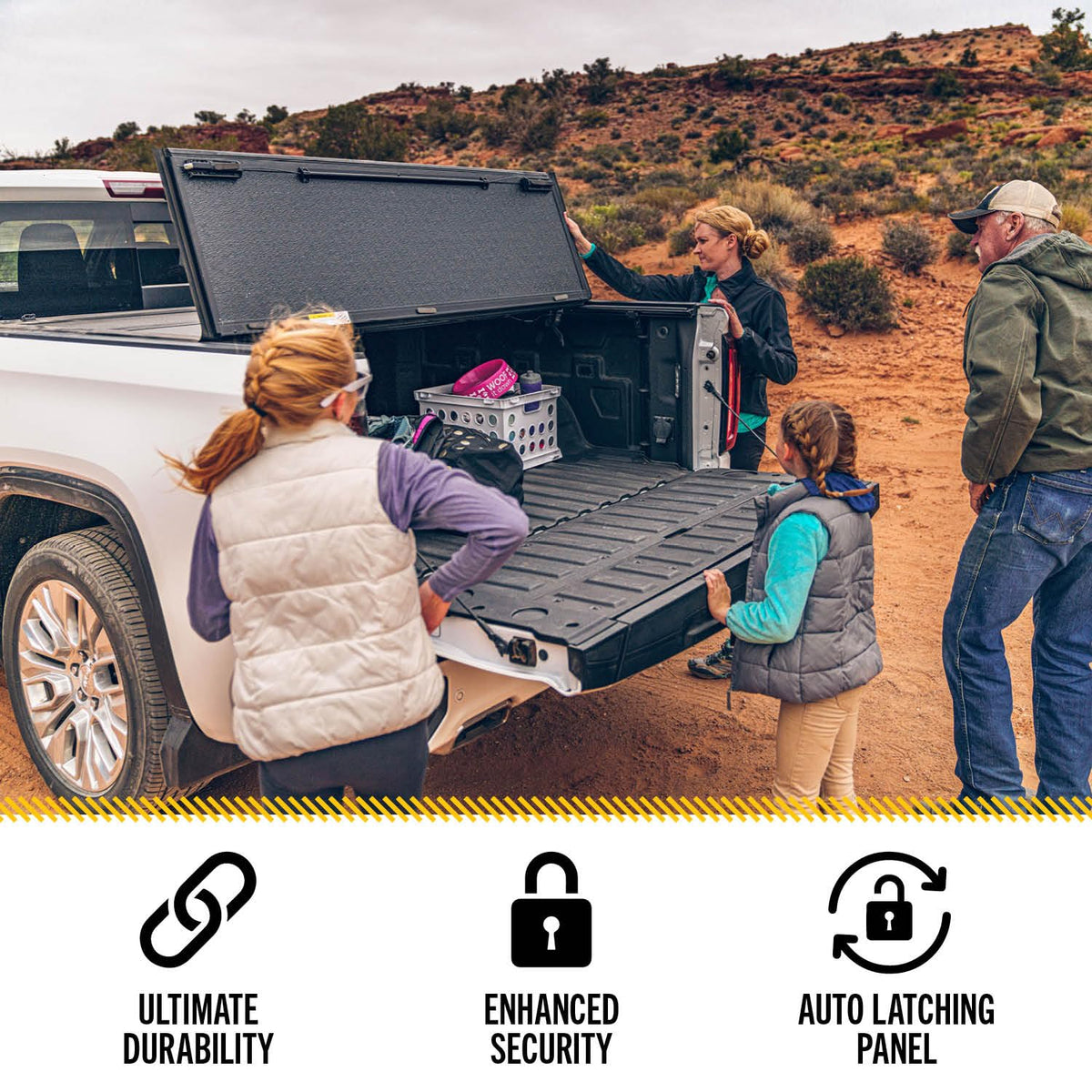 RealTruck AX12002 RealTruck UnderCover ArmorFlex Hard Folding Truck Bed Tonneau Cover – AX12002 – Fits 2015 - 2022 Chevy/GMC Colorado/Canyon 5' 3" Bed (62.7")