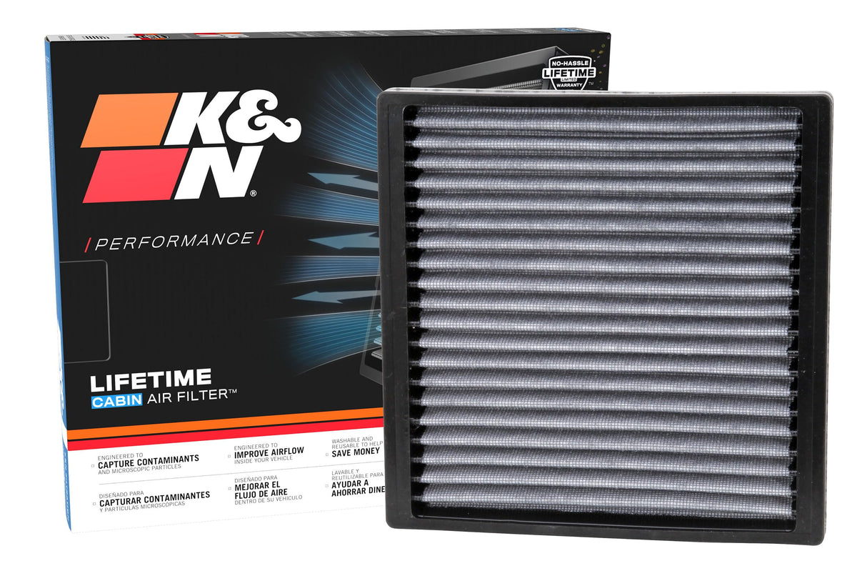 K&N FILTER VF2005 K&N LIFETIME Cabin Air Filter: Washable, Clean Air for your Cabin, VF2005