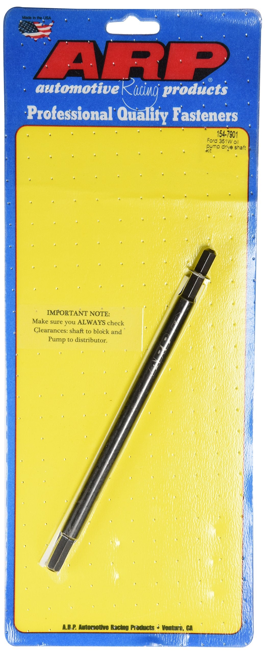 ARP 154-7901 ARP 154-7901 Oil Pump Drive Shaft, Chromoly, Each