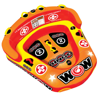 WOW SPORTS 14-1060 WOW Sports Bingo Cockpit Towable Tube - 1-2 Person