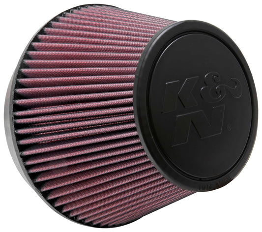 K&N FILTER RU-2960 K&N High-Flow Original Lifetime Universal Clamp-On Air Filter: High Performance, Premium, Washable: Flange Diameter: 6 In, Filter Height: 5 In, Flange Length: 1 In, Shape: Tapered Round, RU-2960