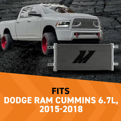 MISHIMOTO MMTC-RAM-15SL Mishimoto MMTC-RAM-15SL Transmission Cooler, Compatible with Dodge Ram Cummins 6.7L, 2015-2018