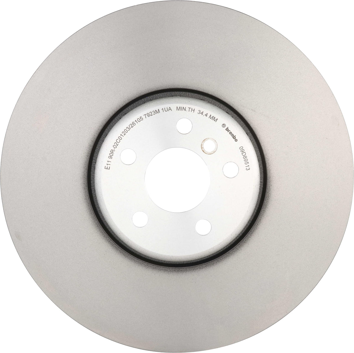 BREMBO 09D89513C02 Brembo 09.D895.13 Composite two piece UV Coated vented Brake Rotor BMW OE# 34106880077