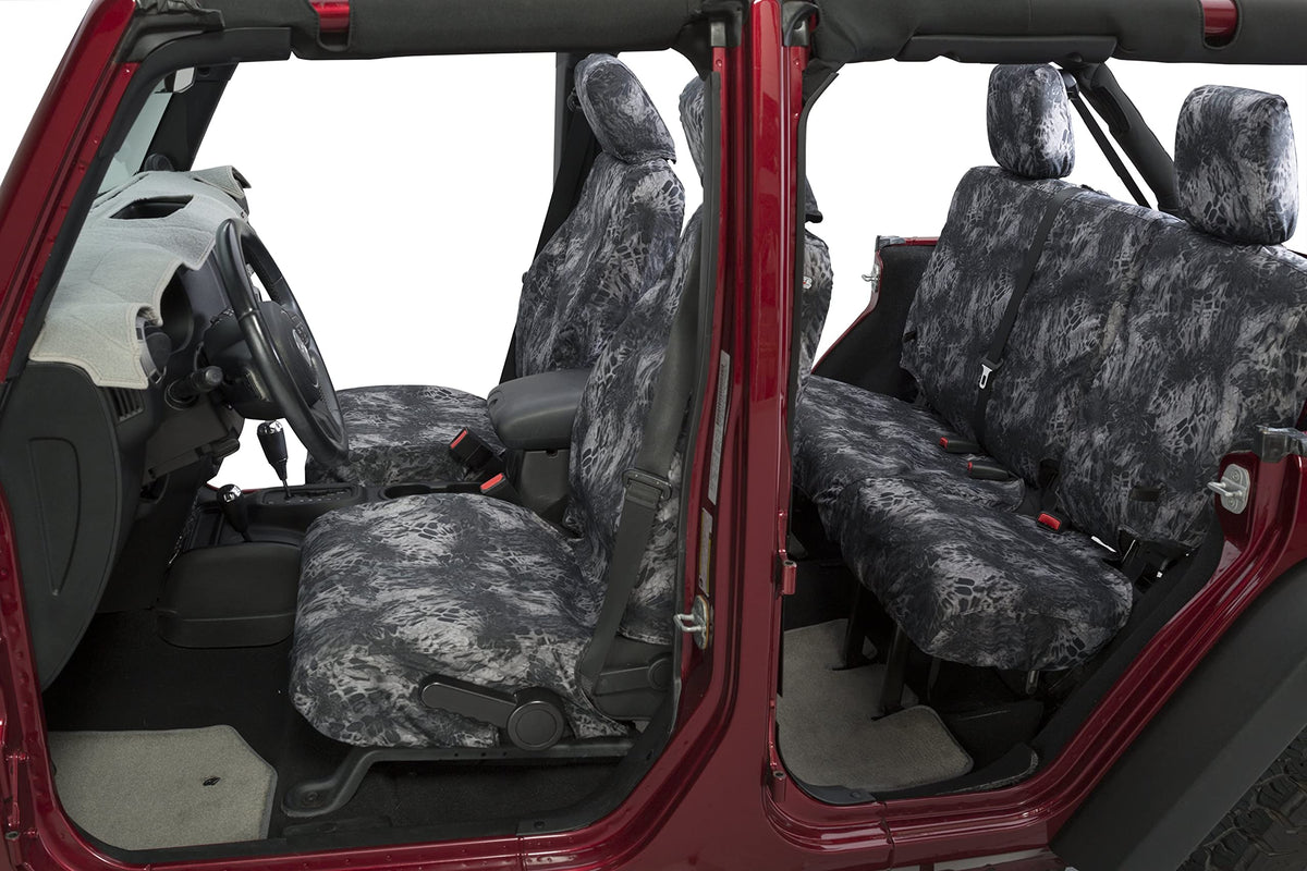 COVERCRAFT SS3473PRBO COVERCRAFT SeatSaver Front Row Prym1 Blackout Camo Blackout Camo SS3473PRBO