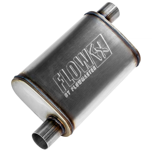 FLOWMASTER 71235 Flowmaster Flow FX Chambered Muffler – 2.25" Offset In / 2.25" Offset Out