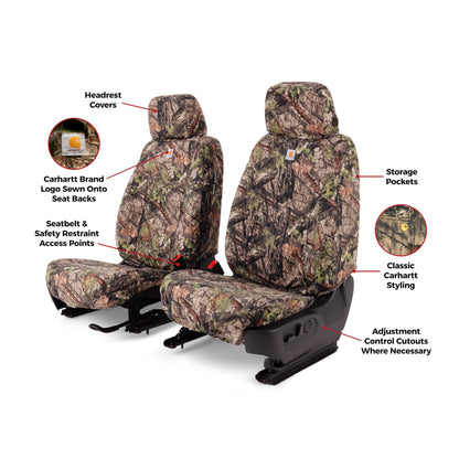 COVERCRAFT SSC3513CAMB Covercraft Carhartt Mossy Oak Camo SeatSaver Custom Seat Covers