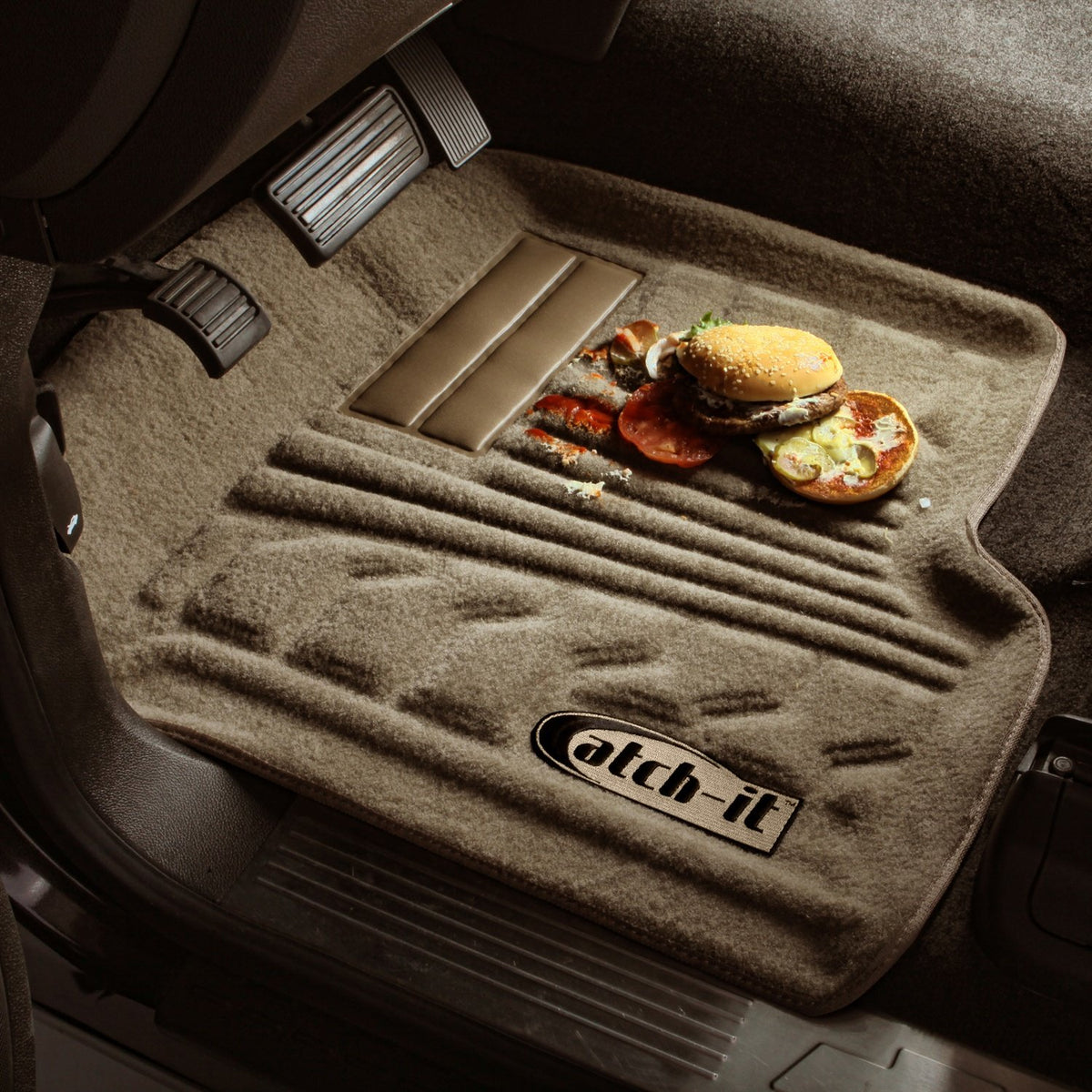 LUND 583124-T Lund 583124-T Tan Front Pair Catch-It Carpet Floor Mat